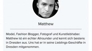 Mister Matthew für Discavo Cityguide Dresden