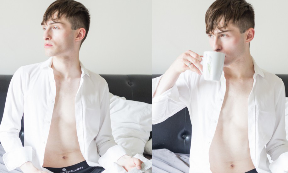 die perfekte Illusion - Blogger als Illusion - Fashion Blog Männer - Mann im Bett - Man in Bed - Morning Coffee - Mister Matthew