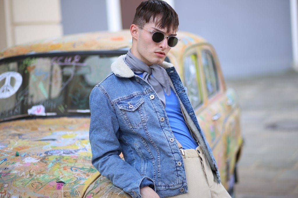Farm Boy - Denim Jacke von Zara - Zara Studio Collection - Jeans Jacke - Jacke mit Fell - Fashion Blog Männer - Mister Matthew -