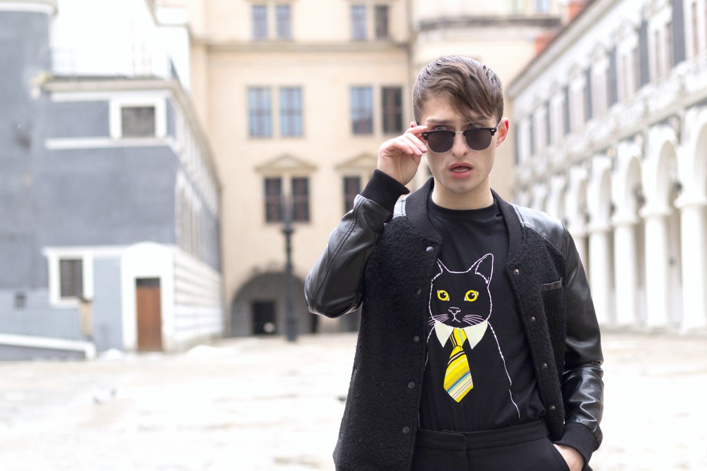 Katzen T-Shirt - Fashion Blog Für Männer - MISTER MATTHEW - 