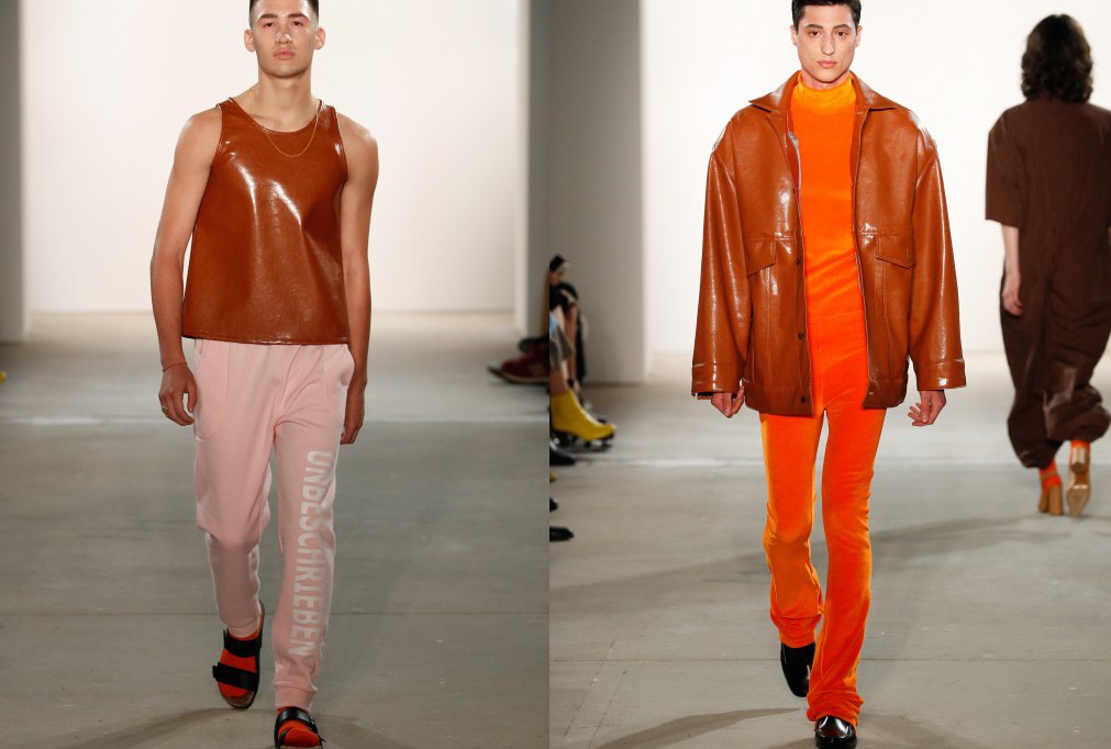 Männer Mode Trends 2018 Gelb und Orange als Trend Franziska Michael Runway Fashion Week Berlin 8