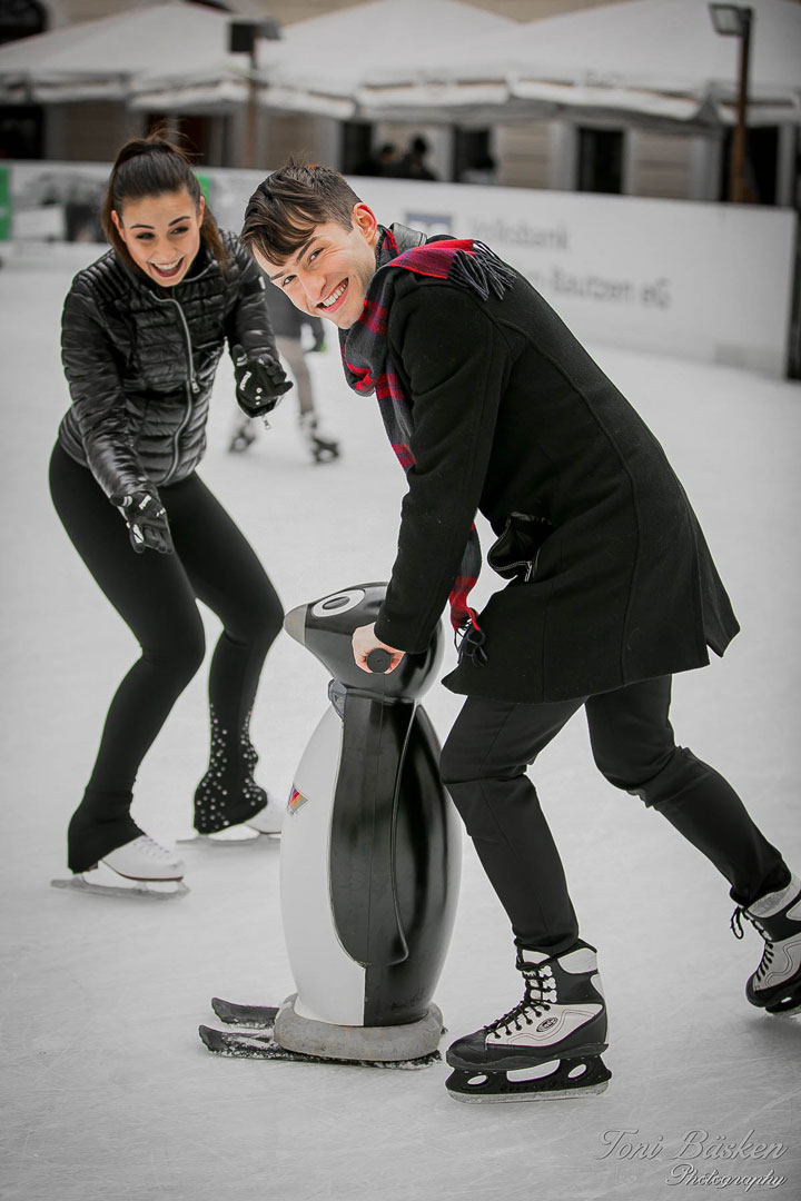 Eislauftraining mit Patricia on Ice