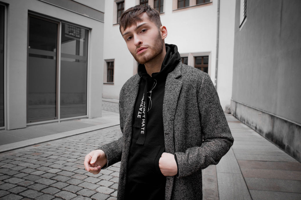 Der modische Ghetto Style Mister Matthew Sweater Slogan Streetstyle Fashionblog für Männer 1