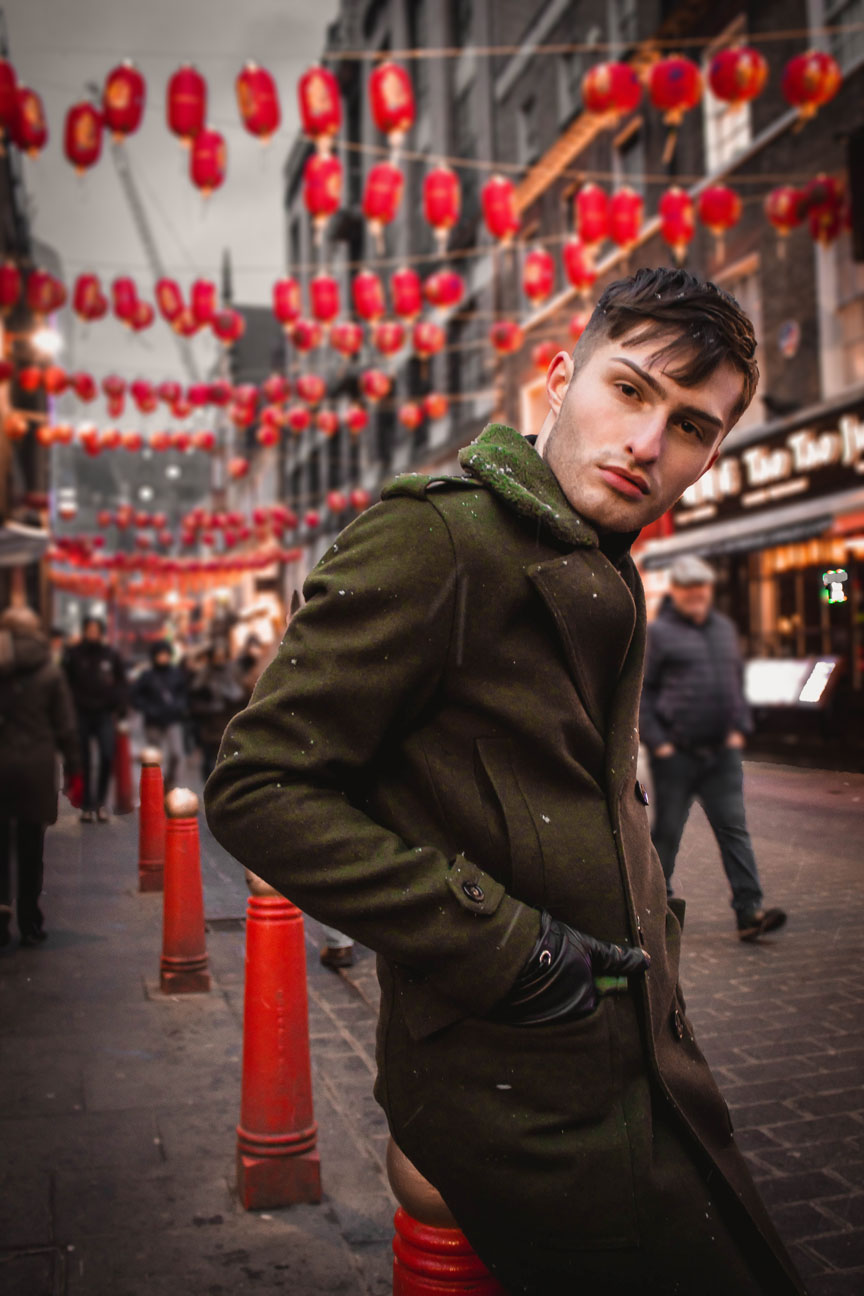 10 Dinge die man in London tun sollte Chinatown Fashion Blog für Männer Mister Matthew Military Mantel 1