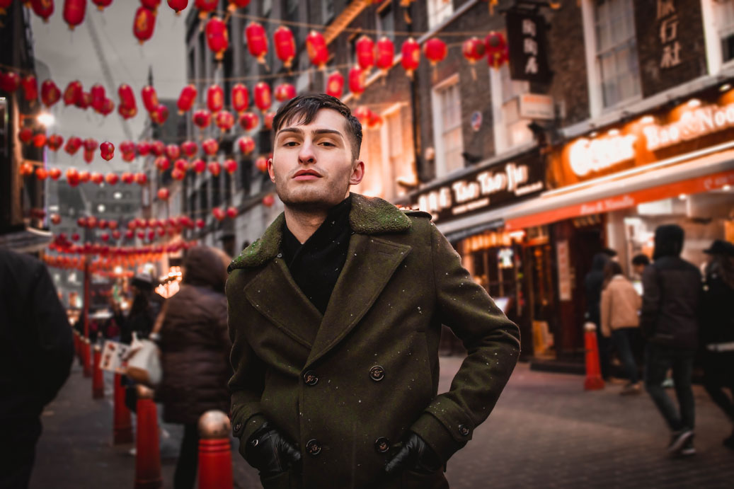 10 Dinge die man in London tun sollte Chinatown Fashion Blog für Männer Mister Matthew Military Mantel 4