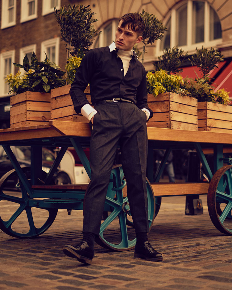 Hemd selbst designen Fashion Blog Männer Mister Matthew für iTailor Covent Garden 3