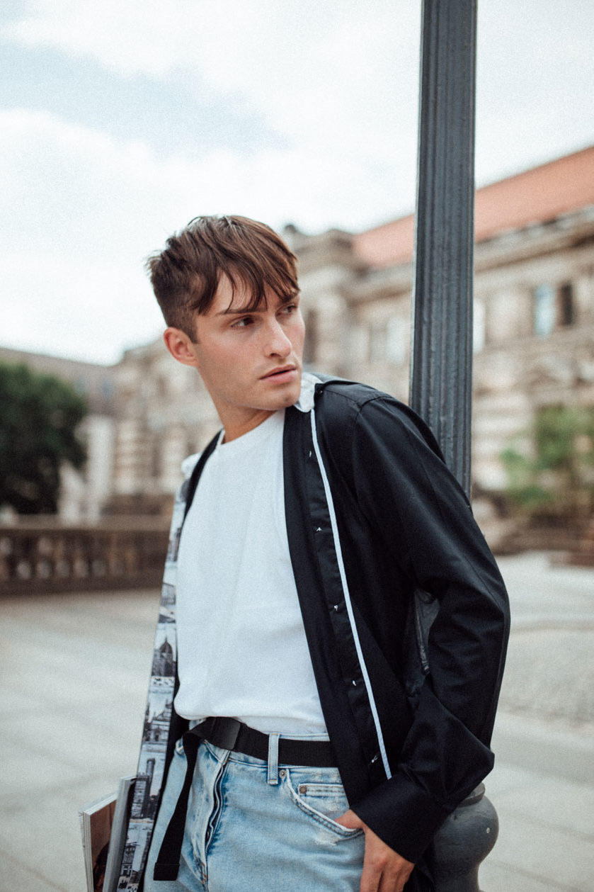 Polyamorie | Schwarzes Hemd | Black Shirt | Dresden | Albertinum | Fashion Blog für Männer | Mister Matthew 5
