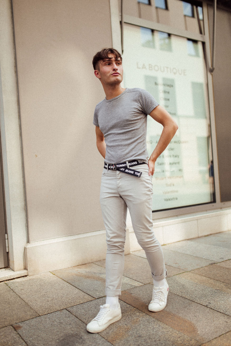 Tommy Jeans Outfit Gürtel | Mister Matthew | Streetstyle | Slogan Belt 7