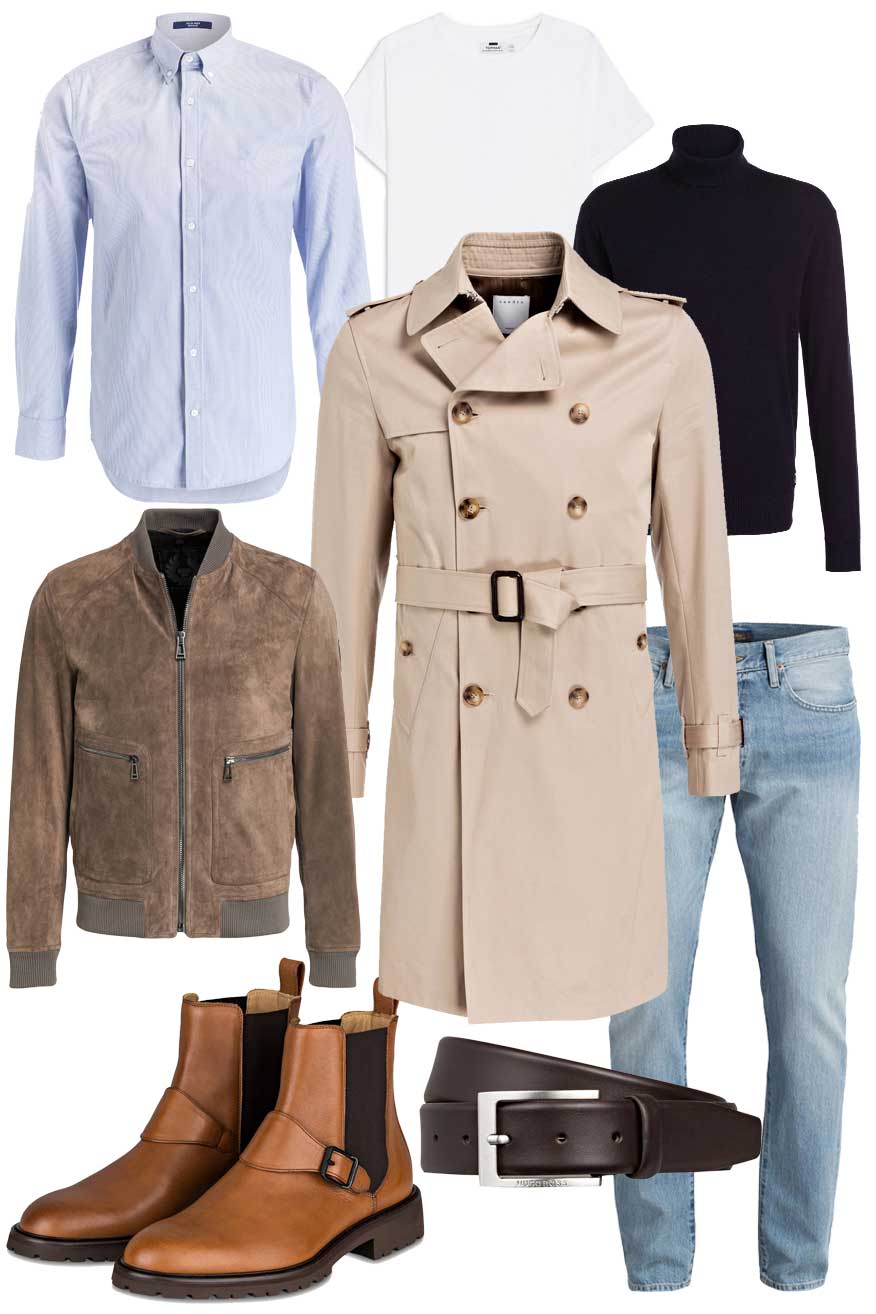 25 stylische Mode Basics für Männer | Das sollte man definitiv im Kleiderschrank haben | Mode Collage |