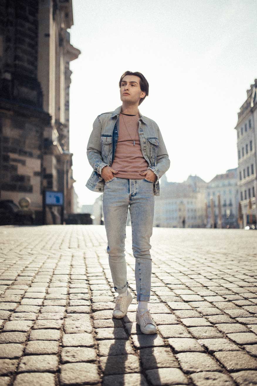 Outfit Inspirationen für Männer | All Denim Look mit Levis Jeans