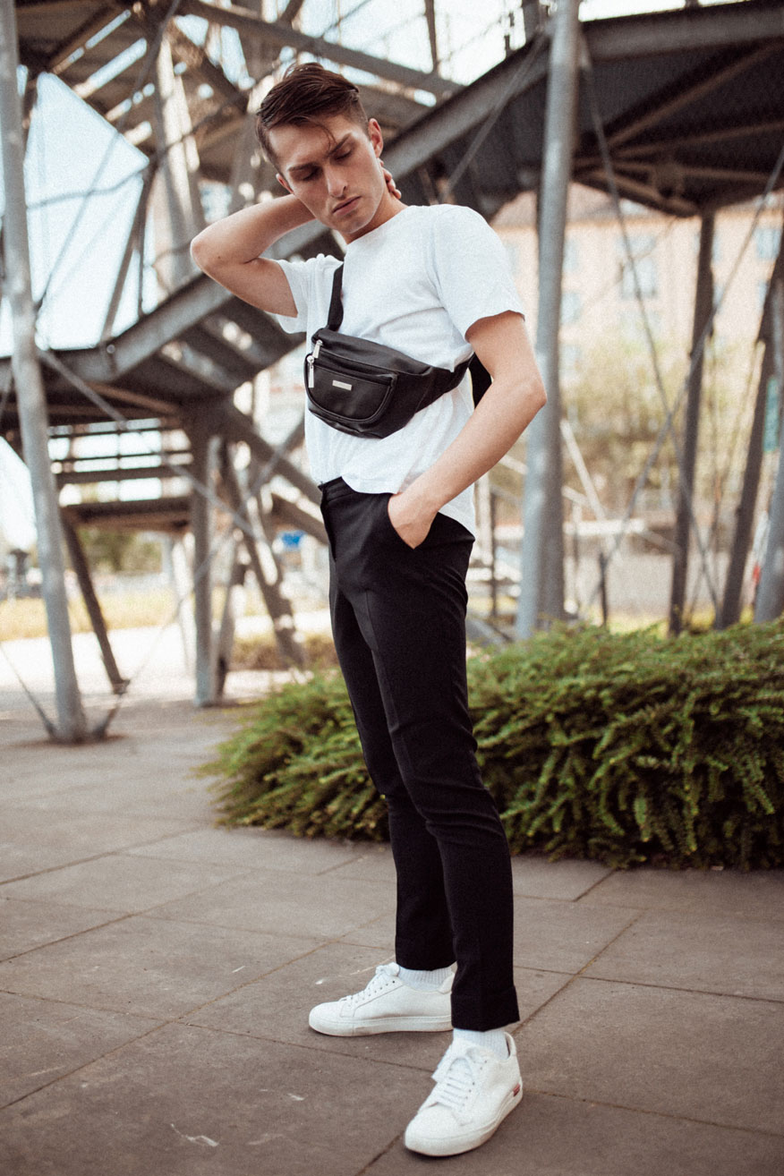 Outfit Inspirationen für Männer | Bauchtaschen Trend | Streetstyle Look | Fashion Blog für Männer 3