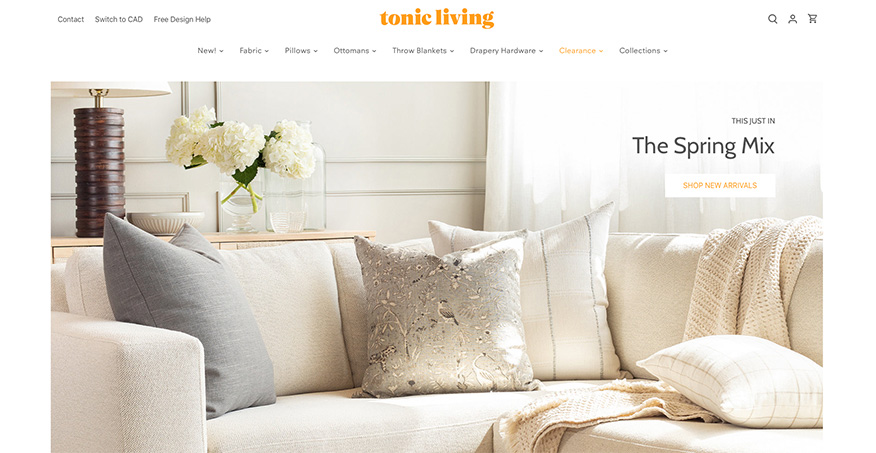 Tonic Living Interior Onlineshop