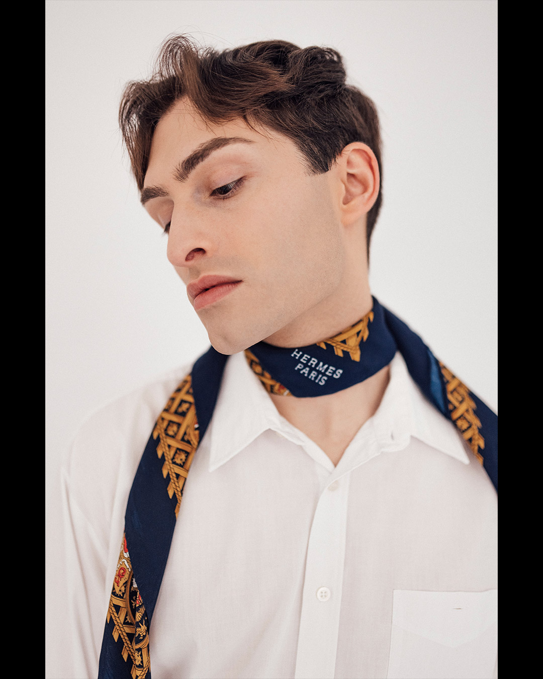 Tücher und Schals für Männer, inspiriert von Hermès Paris