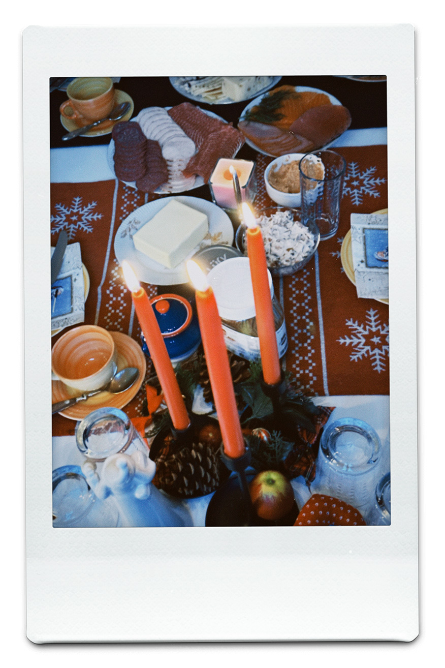 Polaroid Tagebuch: 5 Tage Weihnachten mit Mister Matthew Weihnachtsbrunch Tag 4