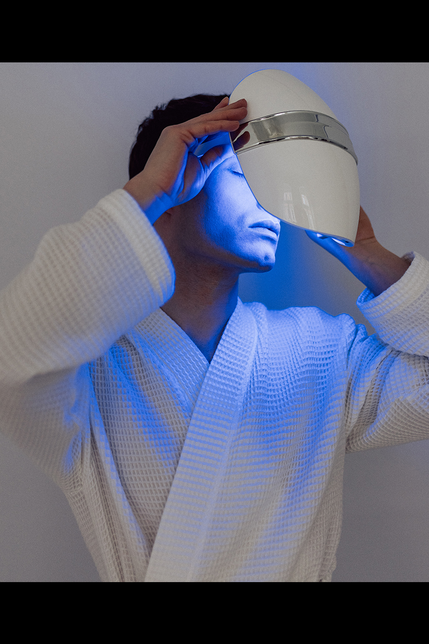 Lichttherapie-Geräte für Männer mit blauem Licht