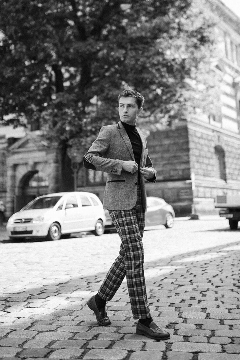 Demure Outfit für Männer Graue Blazer für den Herbst 2024